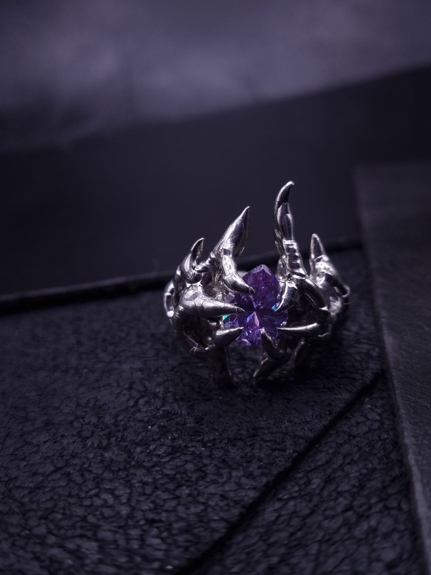 Chaotic Ring with cubic zirconia