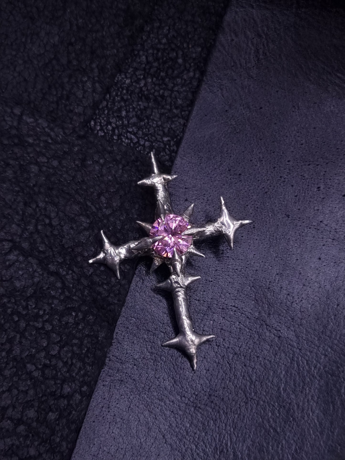 Cross Pendant with zirconia