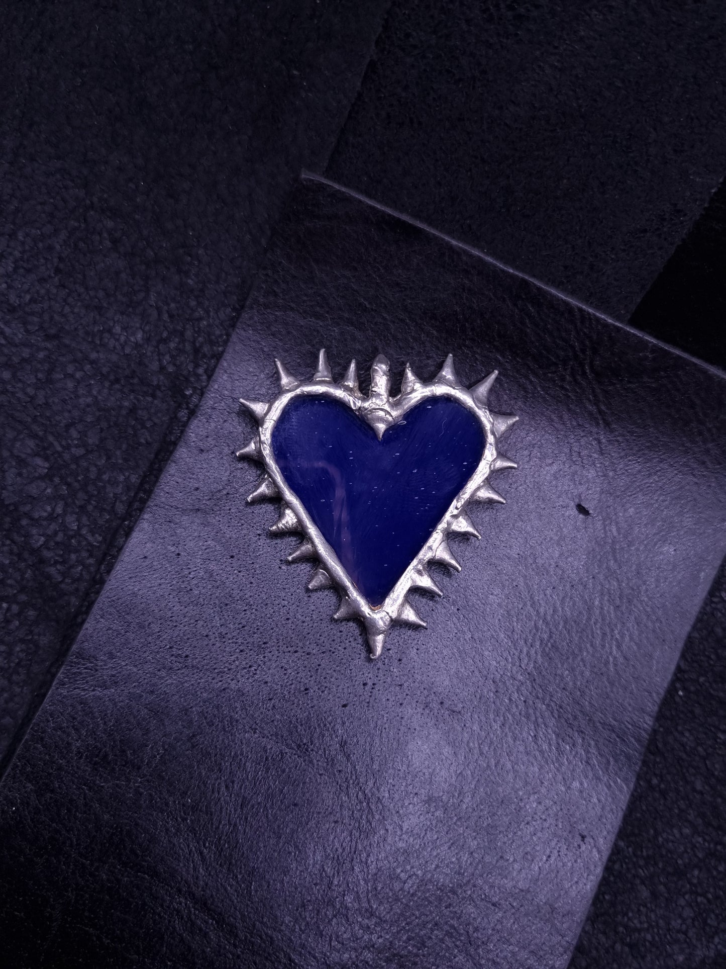 Spike Heart Bag Charm