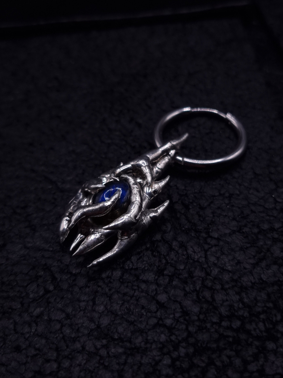 Chaotic Earring or Pendant with Labradorite Stone