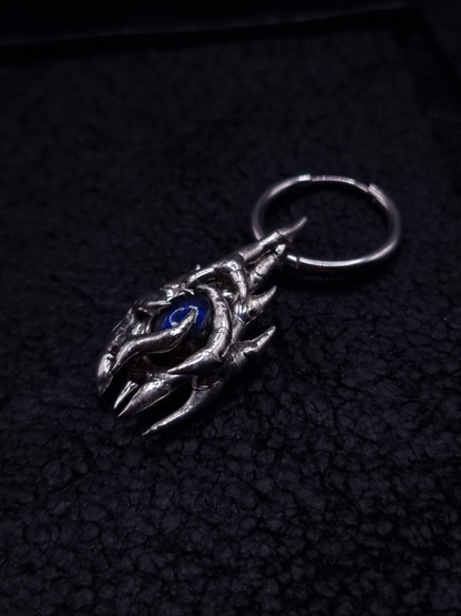 Chaotic Earring or Pendant with Labradorite Stone