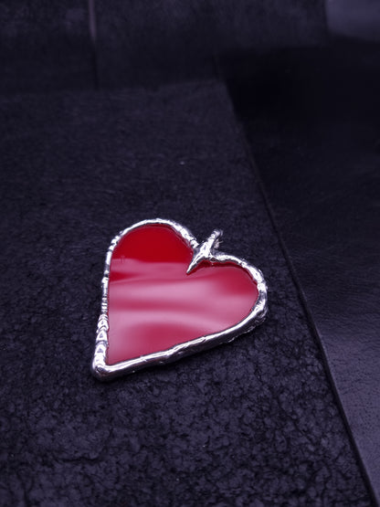 Heart Bag Charm or Pendant