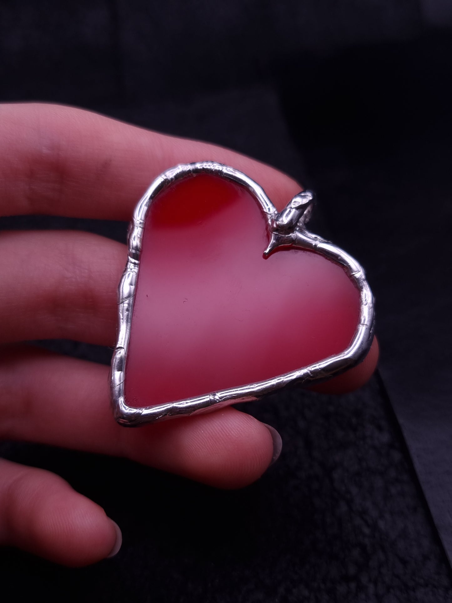Heart Bag Charm or Pendant