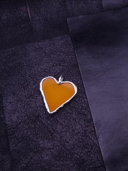 Heart Bag Charm or Pendant