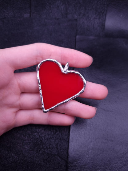 Heart Bag Charm or Pendant