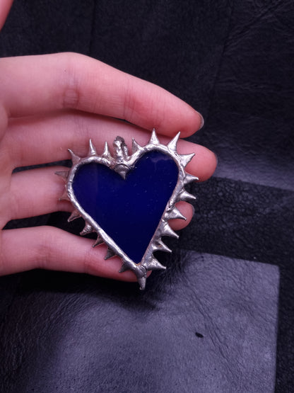 Spike Heart Bag Charm