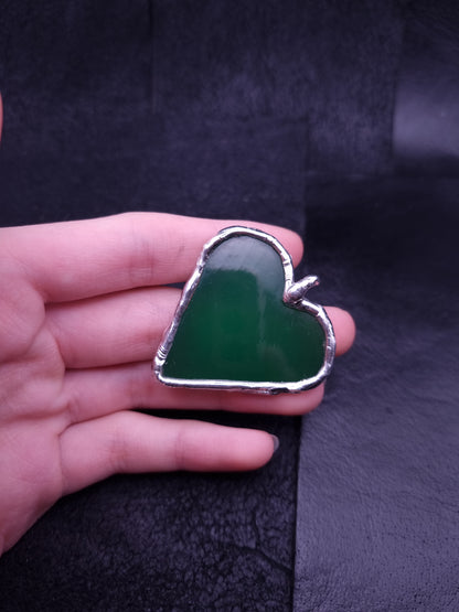 Heart Bag Charm or Pendant