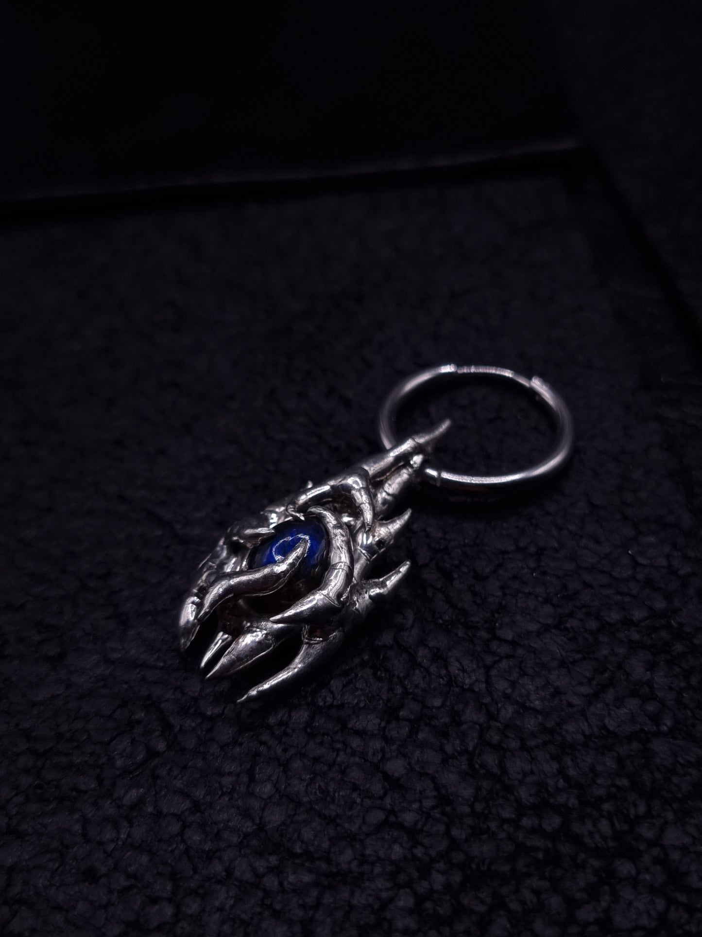 Chaotic Earring or Pendant with Labradorite Stone