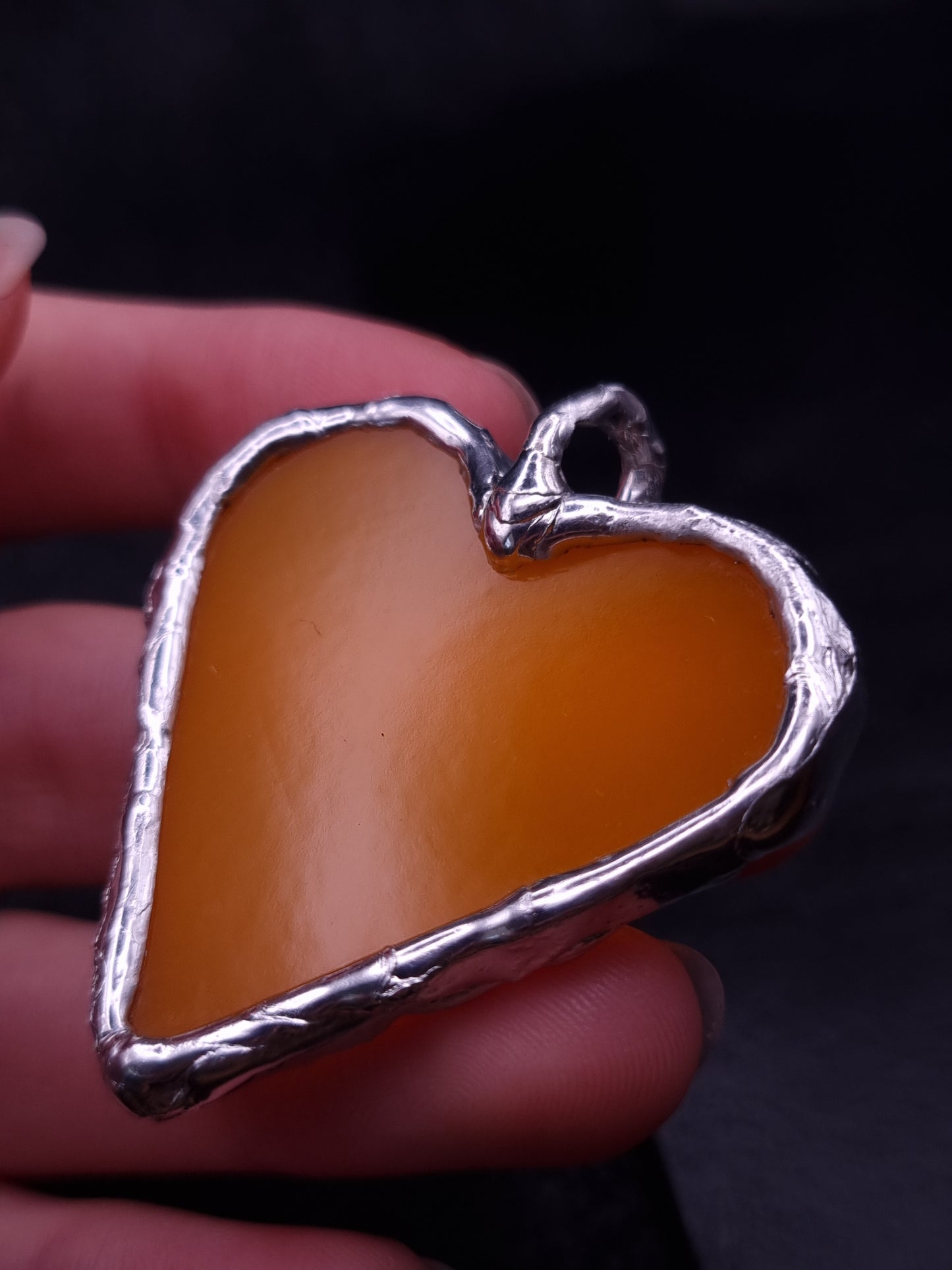 Heart Bag Charm or Pendant