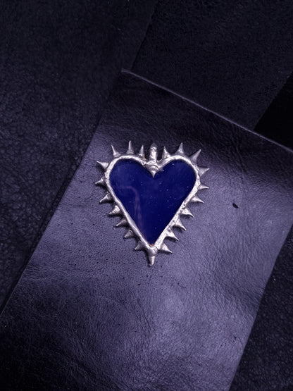 Spike Heart Bag Charm