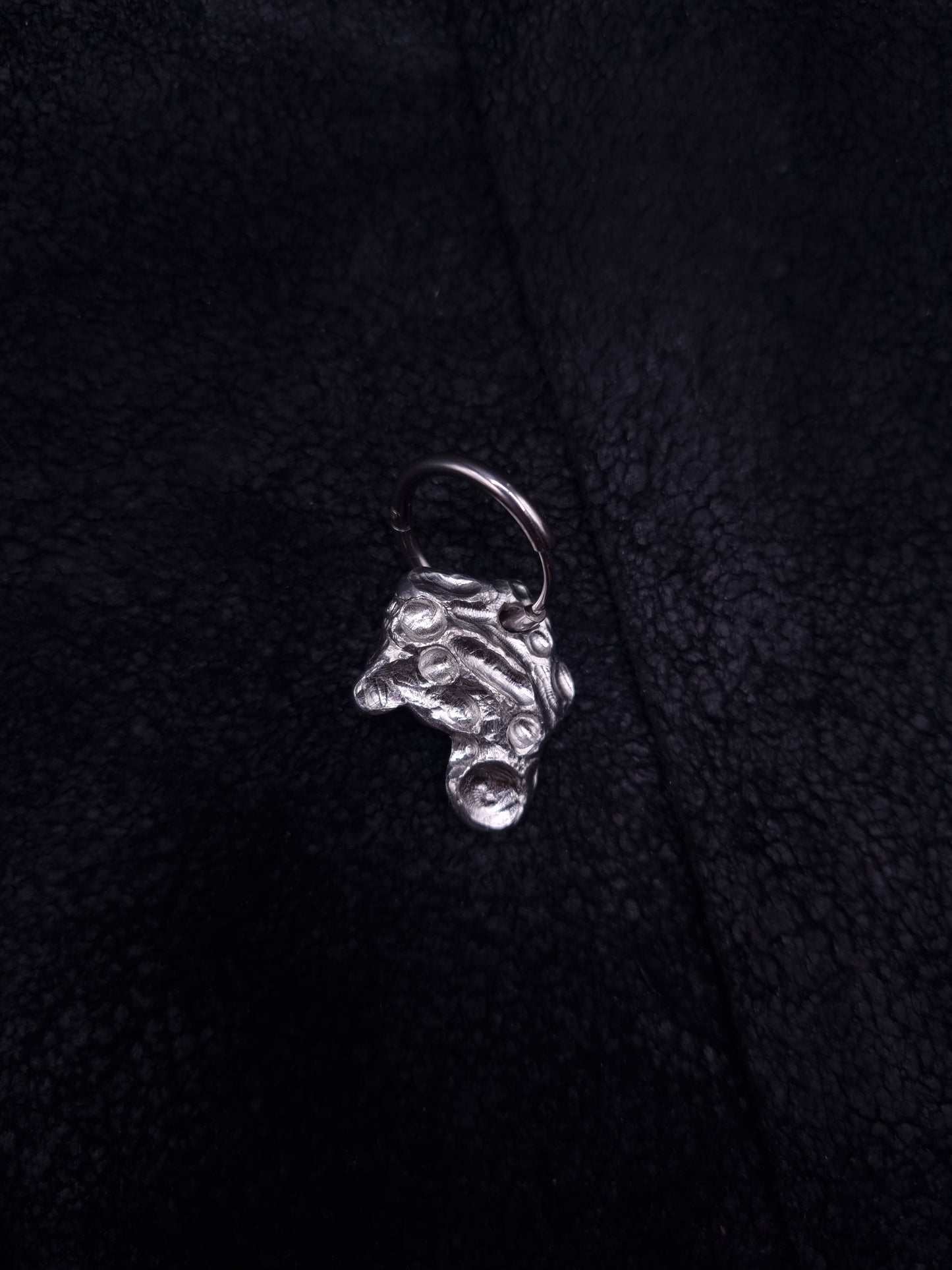 Moon surface Earring or Pendant