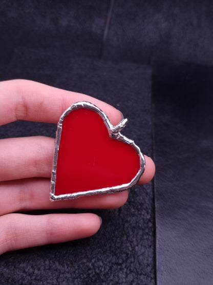 Heart Bag Charm or Pendant