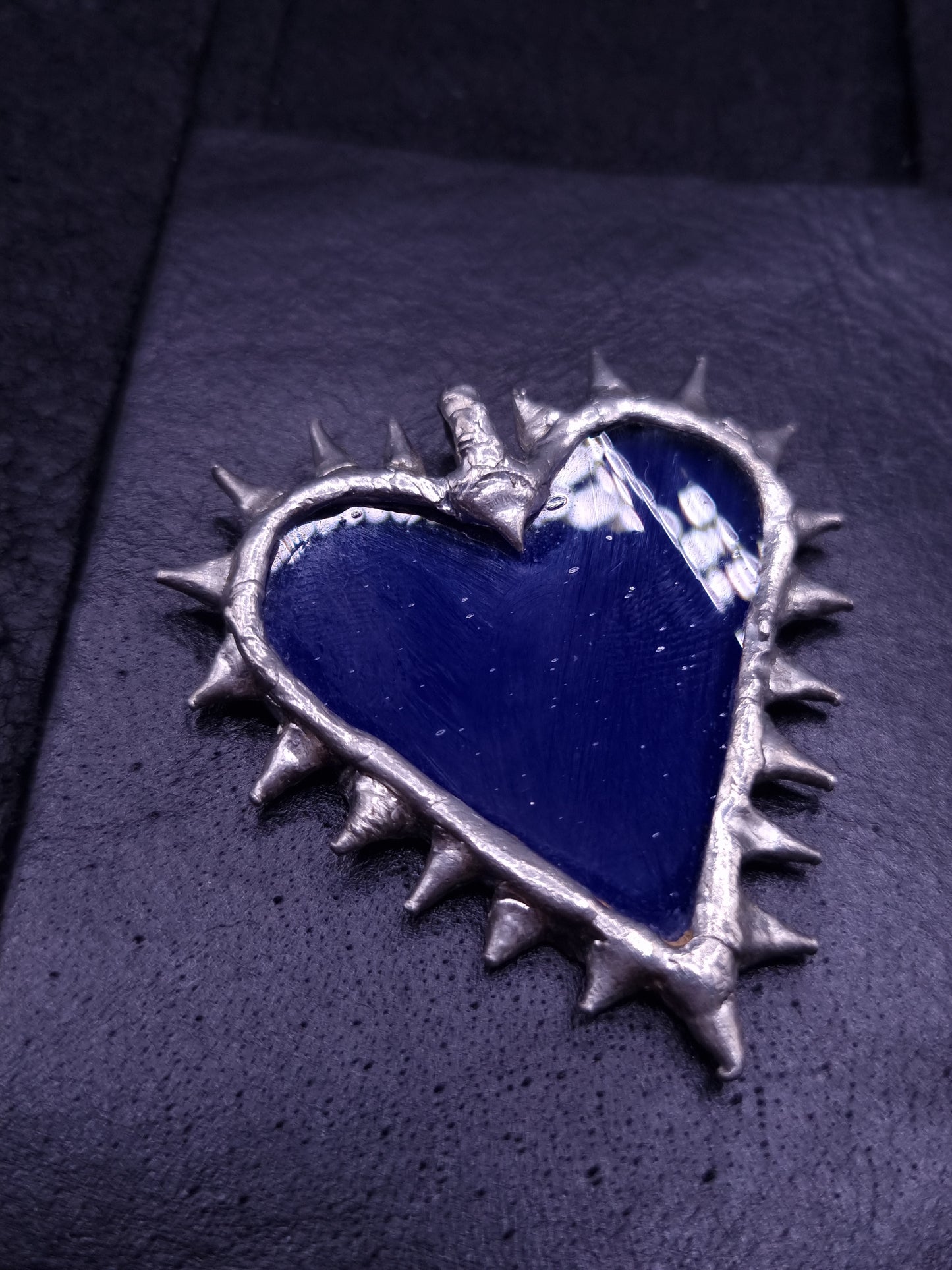 Spike Heart Bag Charm