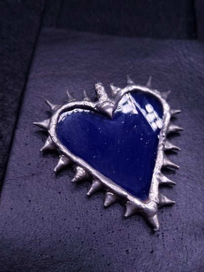 Spike Heart Bag Charm