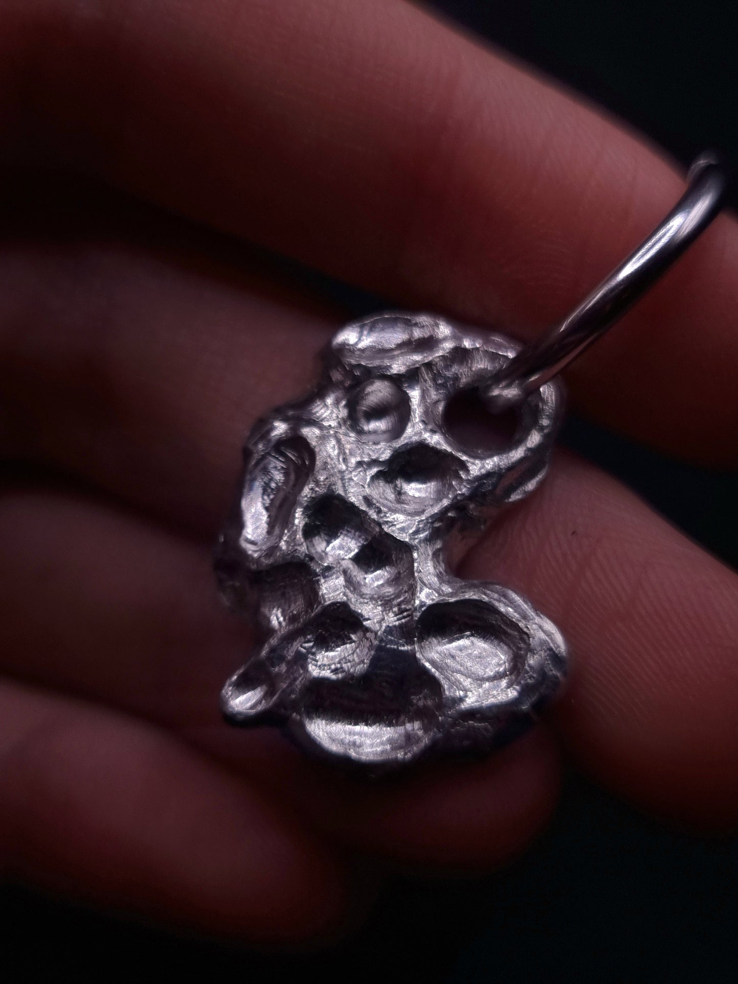 Moon surface Earring or Pendant