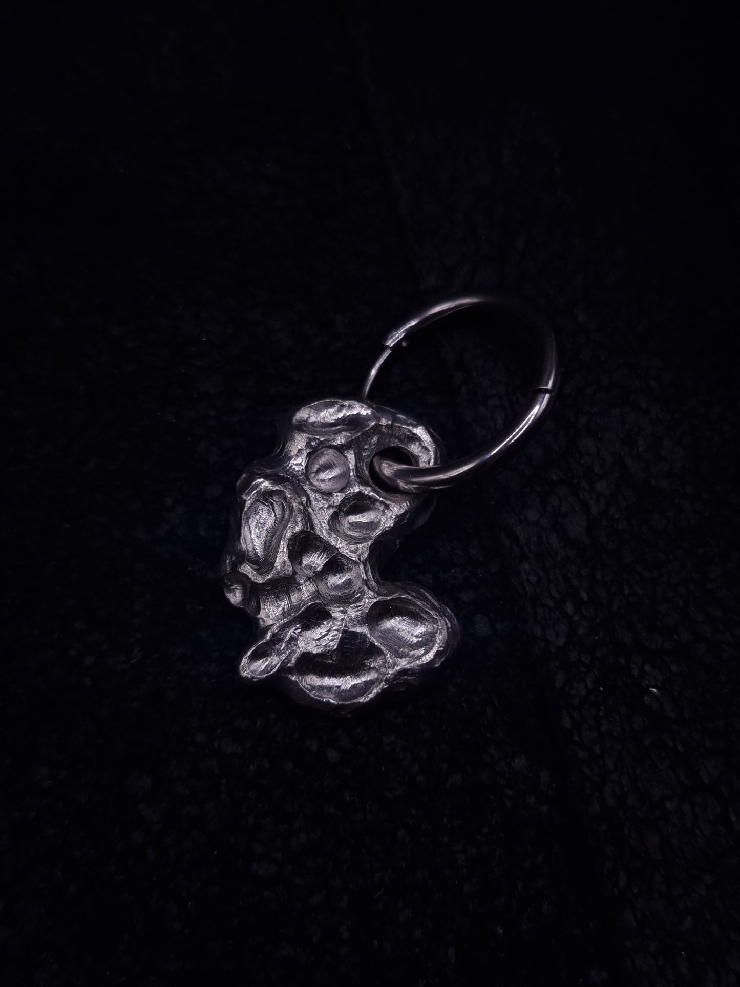 Moon surface Earring or Pendant