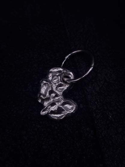Moon surface Earring or Pendant