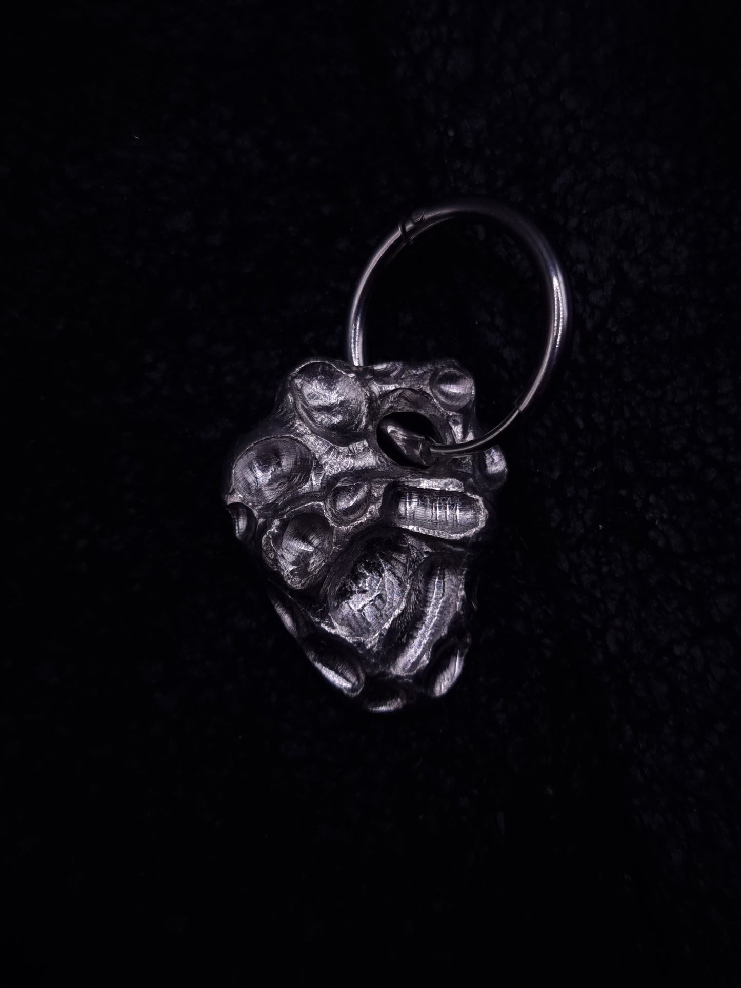 Moon surface Earring or Pendant