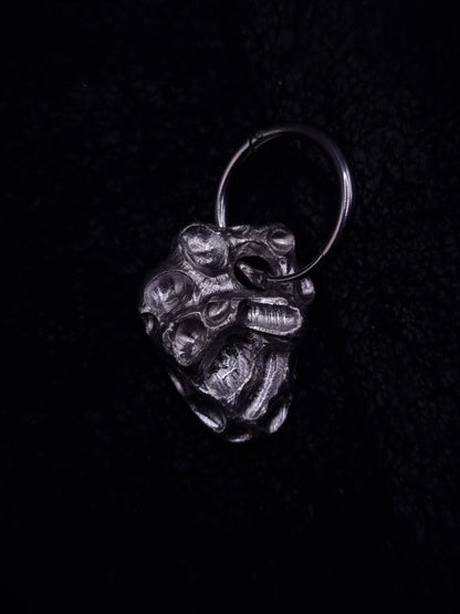 Moon surface Earring or Pendant