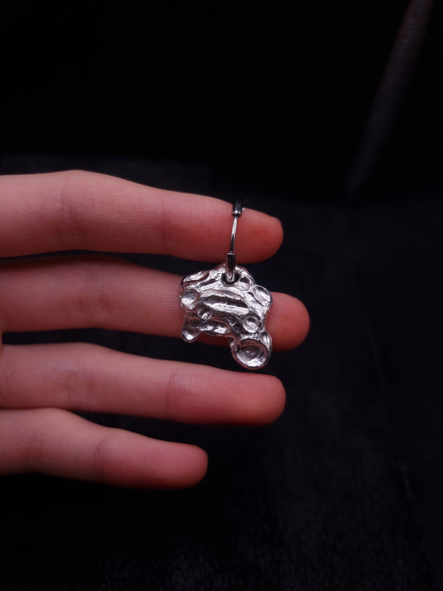 Moon surface Earring or Pendant