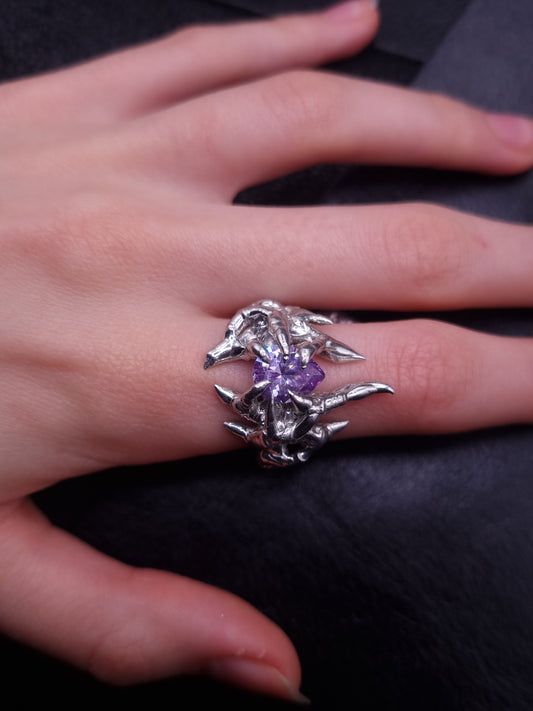 Chaotic Ring with cubic zirconia