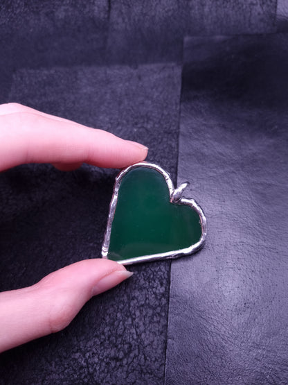 Heart Bag Charm or Pendant